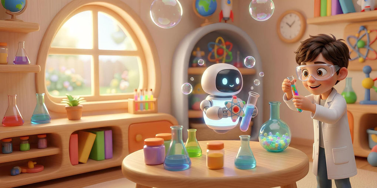 Ilustración de «Cuando sea mayor», escena 9: La ciencia